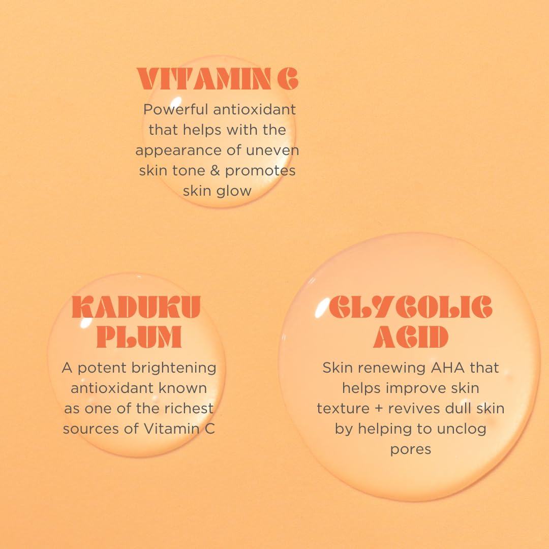 Pacifica Body Lotion Glow Baby Vitamin C Moisturizer - for Skin Brightening - w/Superfood Plant Extracts & Vitamin C & E Care Clean Beauty Vegan Beauty & Personal Care Pacifica