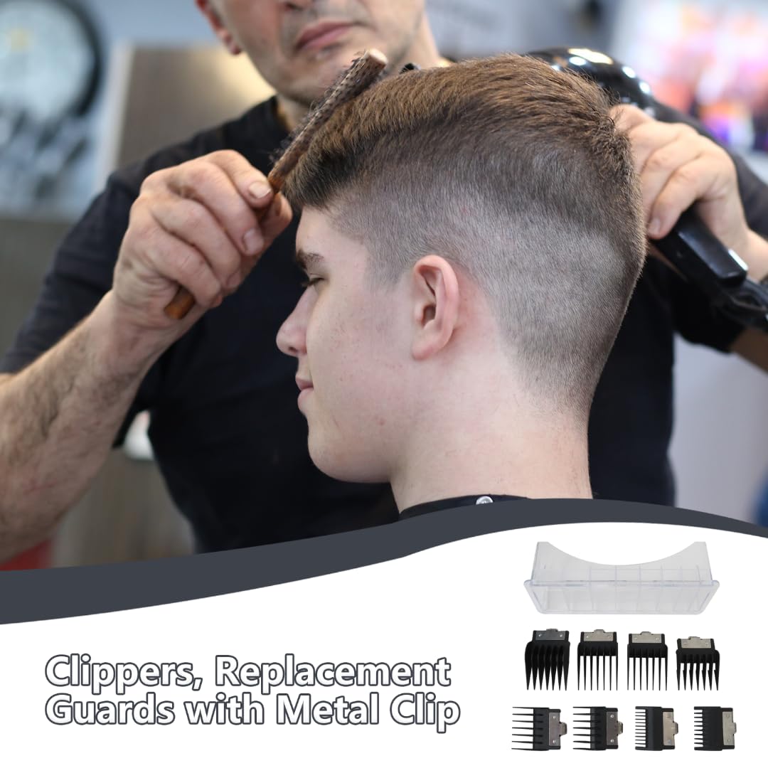 2025 8Pcs Clipper Guards for BaBylis-PRO Barberology FX870, FX880, FX890, FX825, and FX673 Clippers - From 1/16-3/4 inch Snap on Comb Set for BaBylis Beauty and Personal Care USonline911