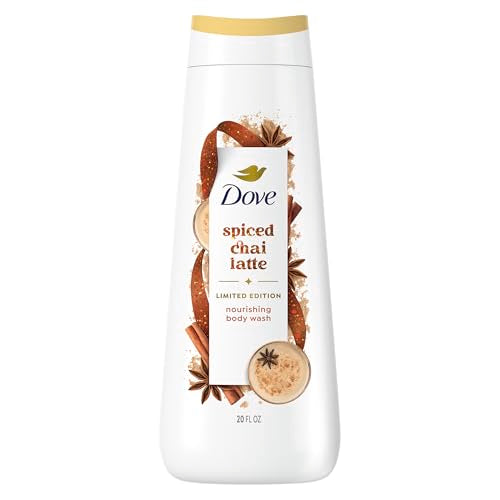 Dove Spiced Chai Latte Liquid Body Wash for Deep Nourishment Holiday Treats Limited Edition, 20 fl oz Beauty & Personal Care Dove