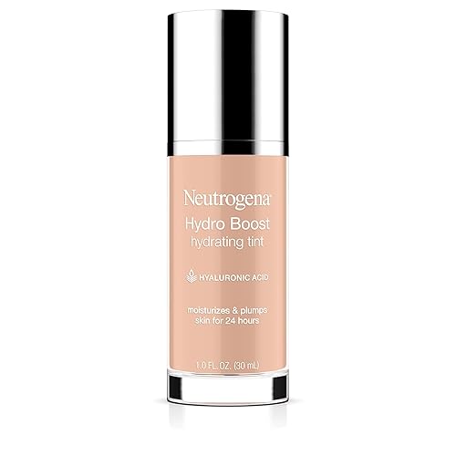 Neutrogena Hydro Boost Hydrating Tint with Hyaluronic Acid, Lightweight Water Gel Formula, Moisturizing, Oil-Free & Non-Comedogenic Liquid Foundation Beauty & Personal Care Neutrogena