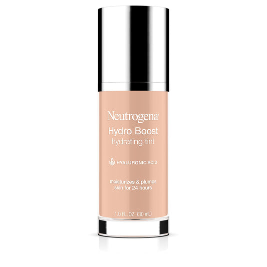 Neutrogena Hydro Boost Hydrating Tint with Hyaluronic Acid, Lightweight Water Gel Formula, Moisturizing, Oil-Free & Non-Comedogenic Liquid Foundation Beauty & Personal Care Neutrogena