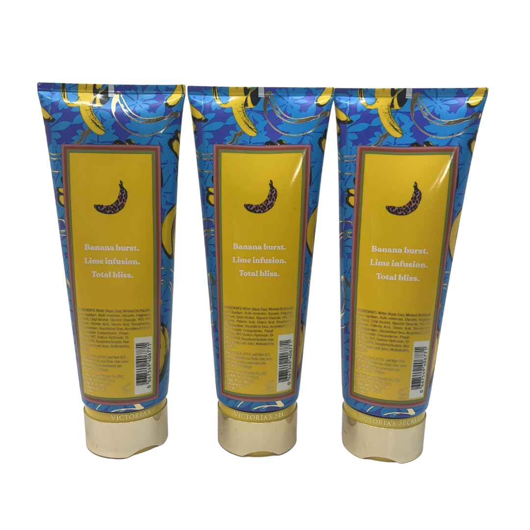 Victoria's Secret Banana Twist Fragrance Lotion 8 fl oz - Pack of 3
