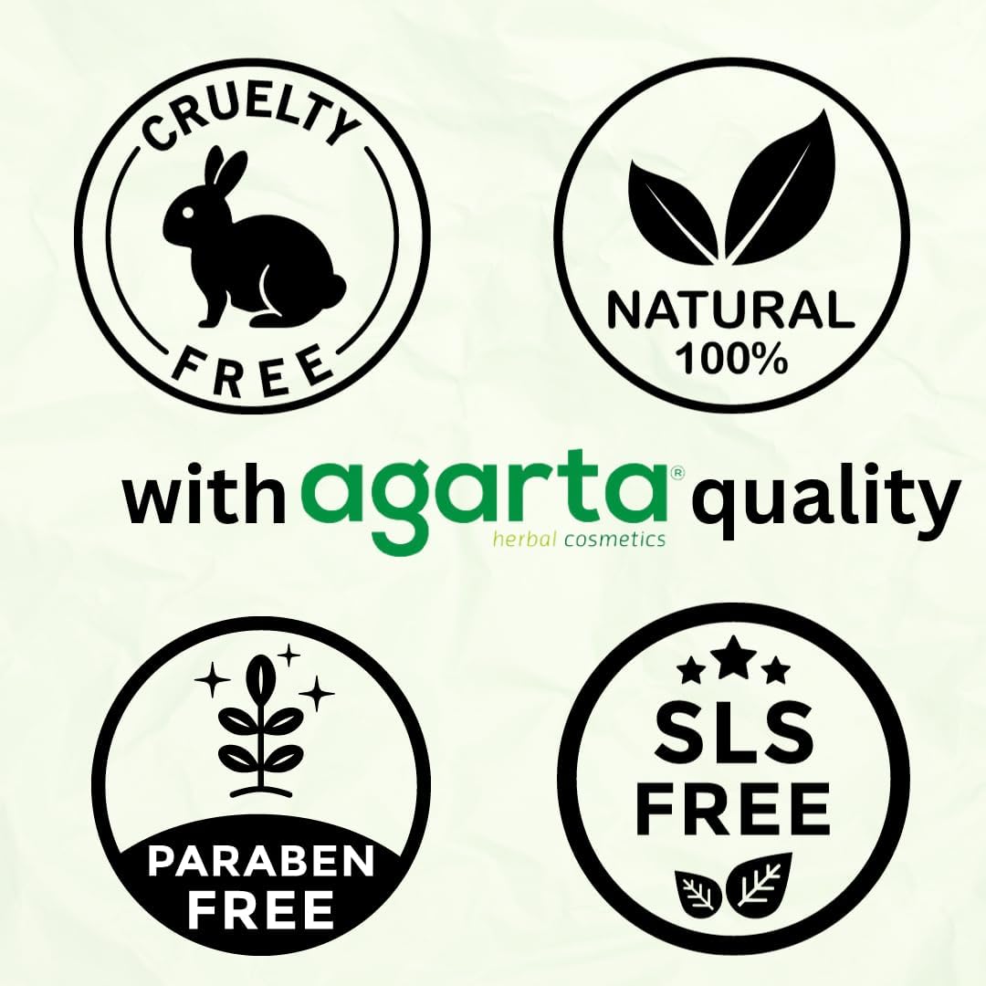 Agarta Moisturizing Lip Care Balm - Hydrating & Smoothing Daily Lip Conditioner for Soft, Glossy-Looking Lips, Vegan Botanical Formula - 0.34 fl oz Beauty and Personal Care Agarta