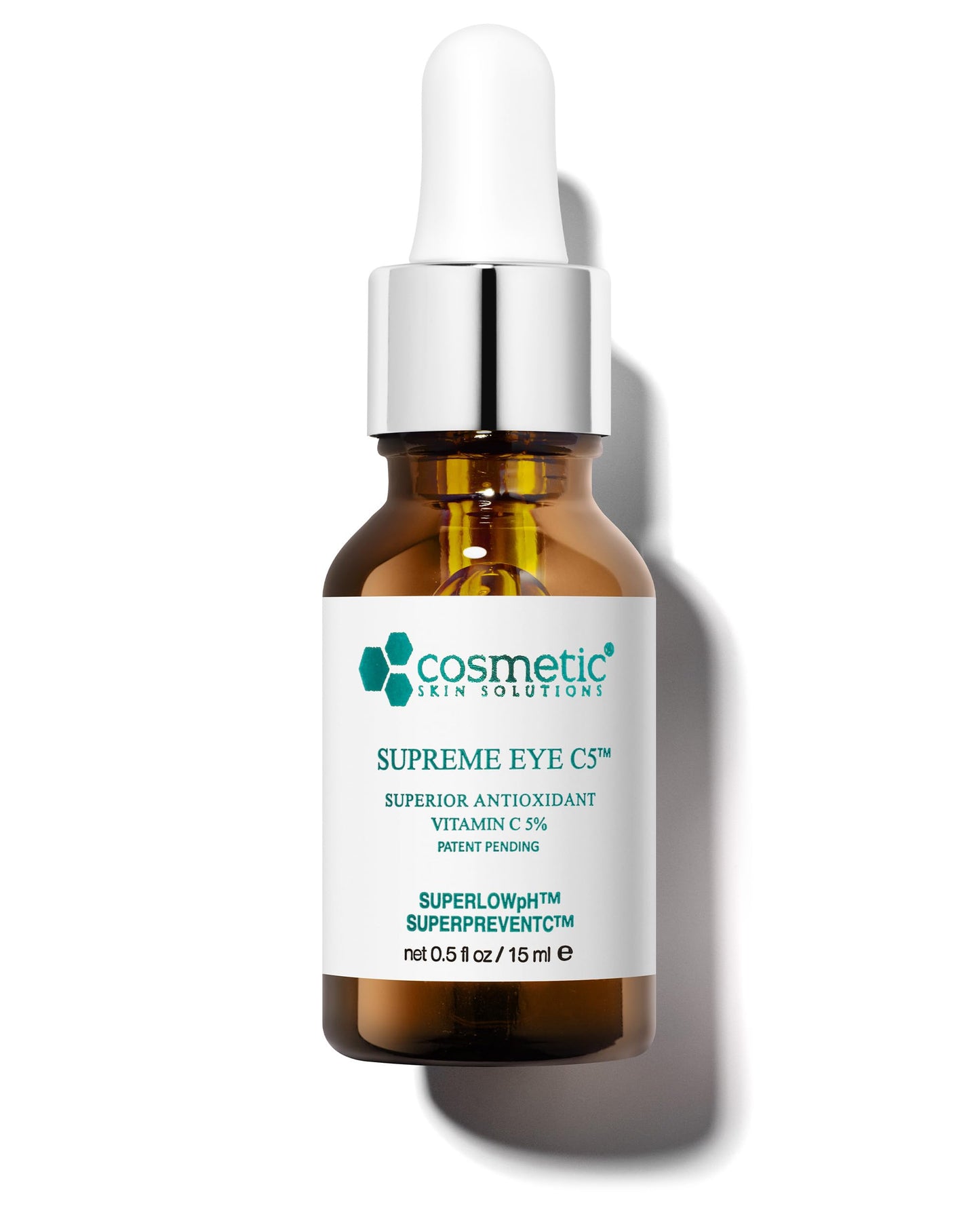 Supreme C5 Vitamin C Eye Gel, Lightweight Under Eye Gel-Cream with 5% Vitamin C, Hyaluronic Acid & Asiatic Acid, Helps Reduce Dark Circles, Puffiness Beauty & Personal Care Cosmetic Skin Solutions