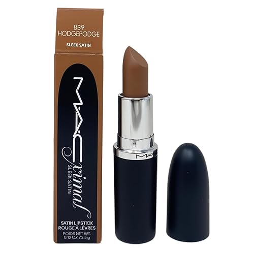 MAC M·A·C Cosmetics M·A·Cximal Sleek Satin Lipstick - 839 Hodgepodge (0.12 oz / 3.5 g) Beauty & Personal Care MAC