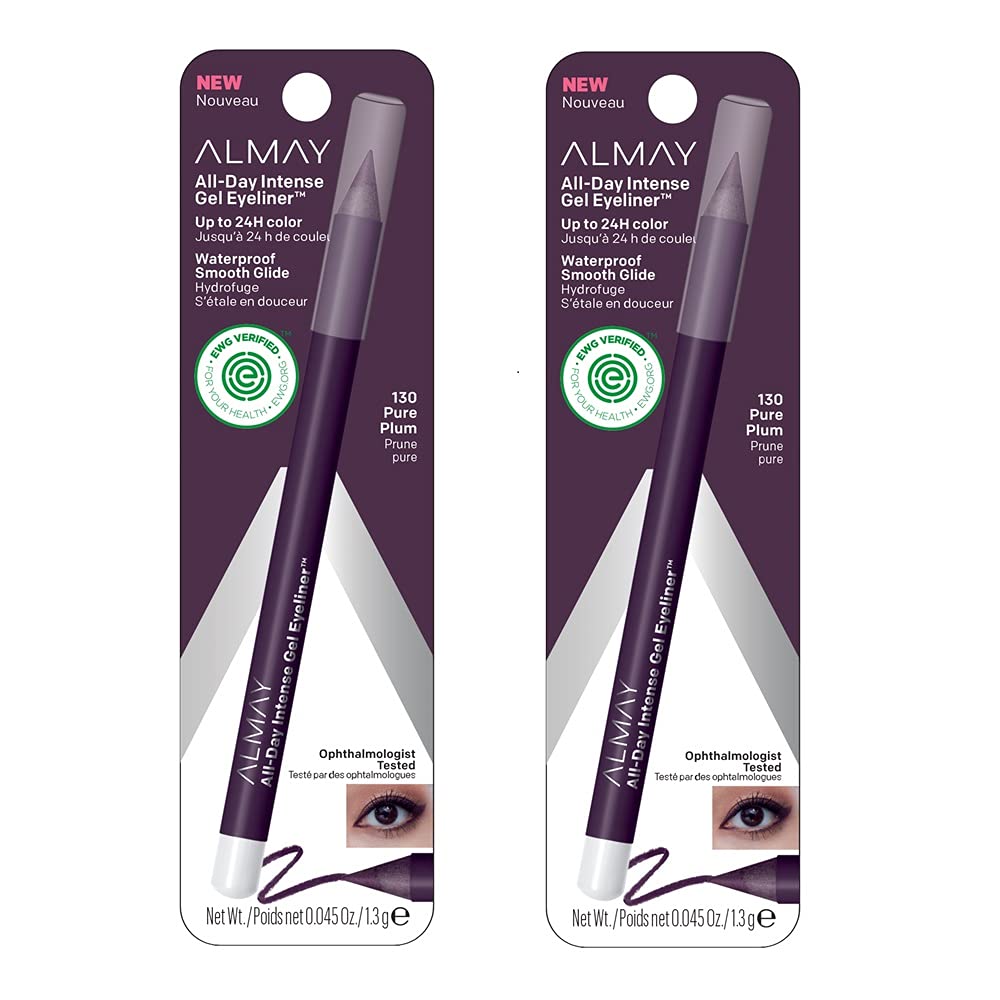 Pack of 2 Almay All-Day Intense Gel Eyeliner, Pure Plum 130 Beauty & Personal Care Almay