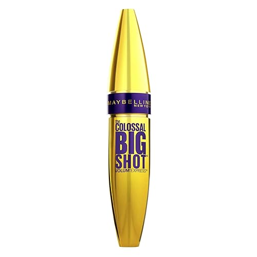 Maybelline New York Volum' Express The Colossal Big Shot Washable Mascara, Blackest Black, 0.33 fl. oz. Beauty & Personal Care MAYBELLINE
