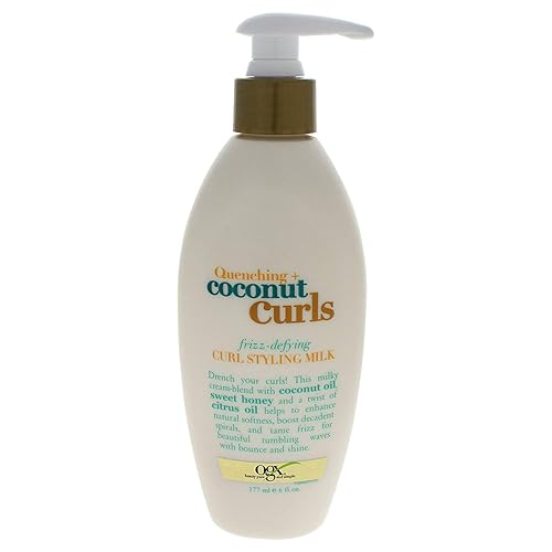 Ogx Coconut Curls Styling Milk 6 Ounce (Frizz-Defying) (177ml) (2 Pack) Beauty & Personal Care OGX