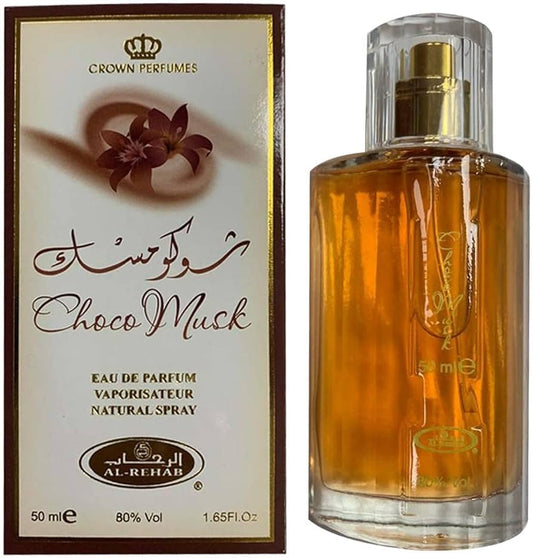 Choco Musk 50ml Eau De Parfum for men and women | Chocolate Musk Beauty & Personal Care Crown Perfumes