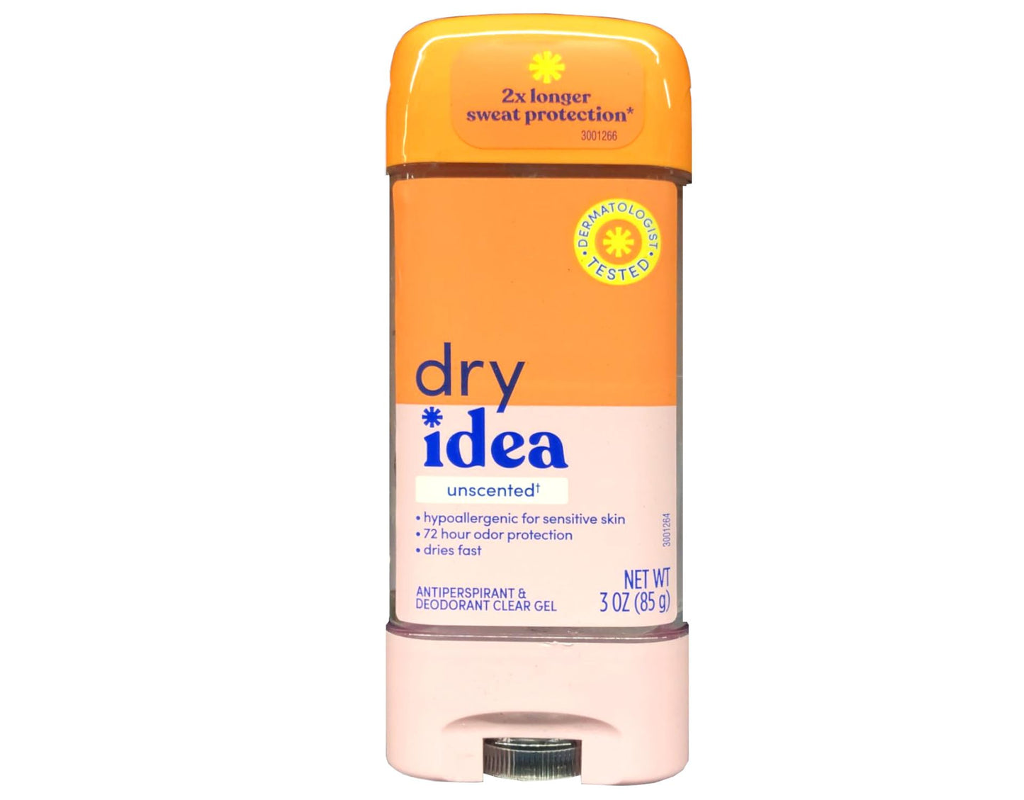 Dry Idea Clear Unscented Antiperspirant Deodorant Gel, 3 Ounce (Pack of 10) Beauty and Personal Care Dry Idea