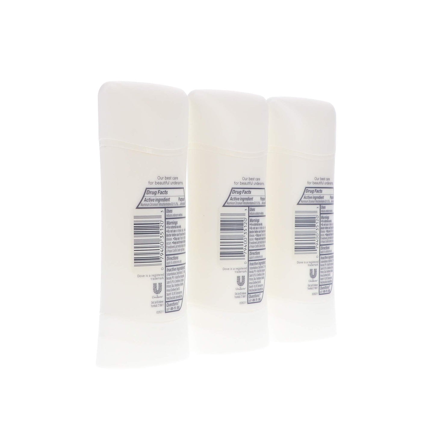 Dove Advanced Care Anti-Perspirant, Shea Butter 2.60 oz (Pack of 3) Beauty and Personal Care Dove