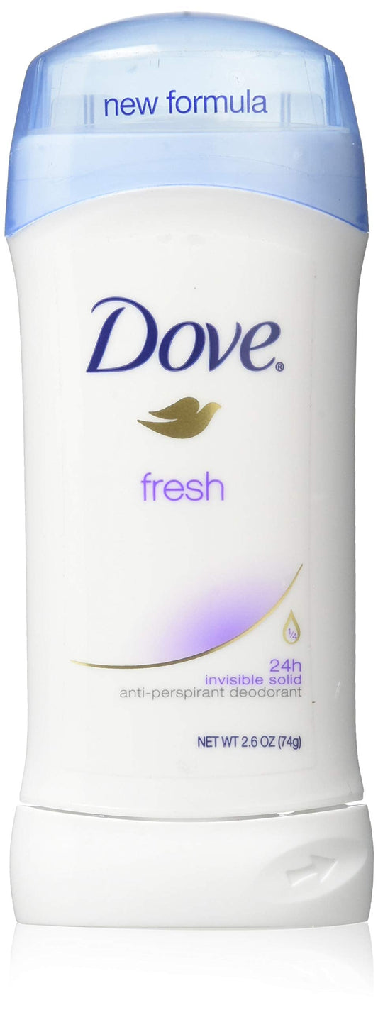 Dove Deodorant 2.6 Ounce Invisible Solid Fresh (76ml) (3 Pack) Beauty and Personal Care Dove