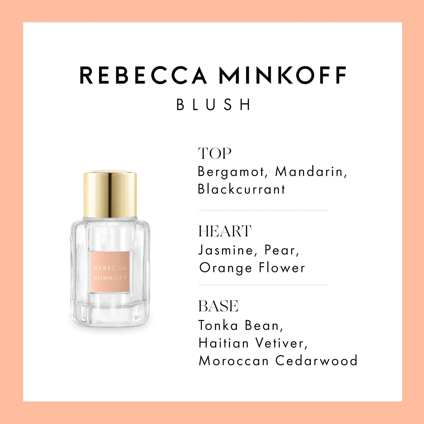 Rebecca Minkoff Blush - Bright, Feminine Eau de Parfum Fragrance for Women - Notes of Bergamot, Jasmine, and Vetiver - Long Lasting Perfume - 3.4 oz Beauty & Personal Care Rebecca Minkoff
