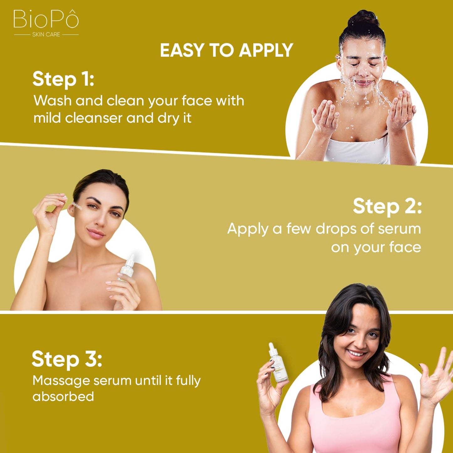 Gold EGF - Anti-Wrinkle Face Treatment for Firming Skin Texture, Promotes Cell Regeneration & Nourishment, 30 ml - Made in USA Beauty & Personal Care BioPo