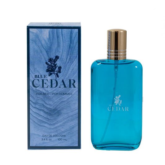 Belcam Beauty BLUE CEDAR Eau de Cologne for Men, 3.4 Fl Oz, Bergamot Pine Cedarwood Notes Beauty & Personal Care Belcam Beauty