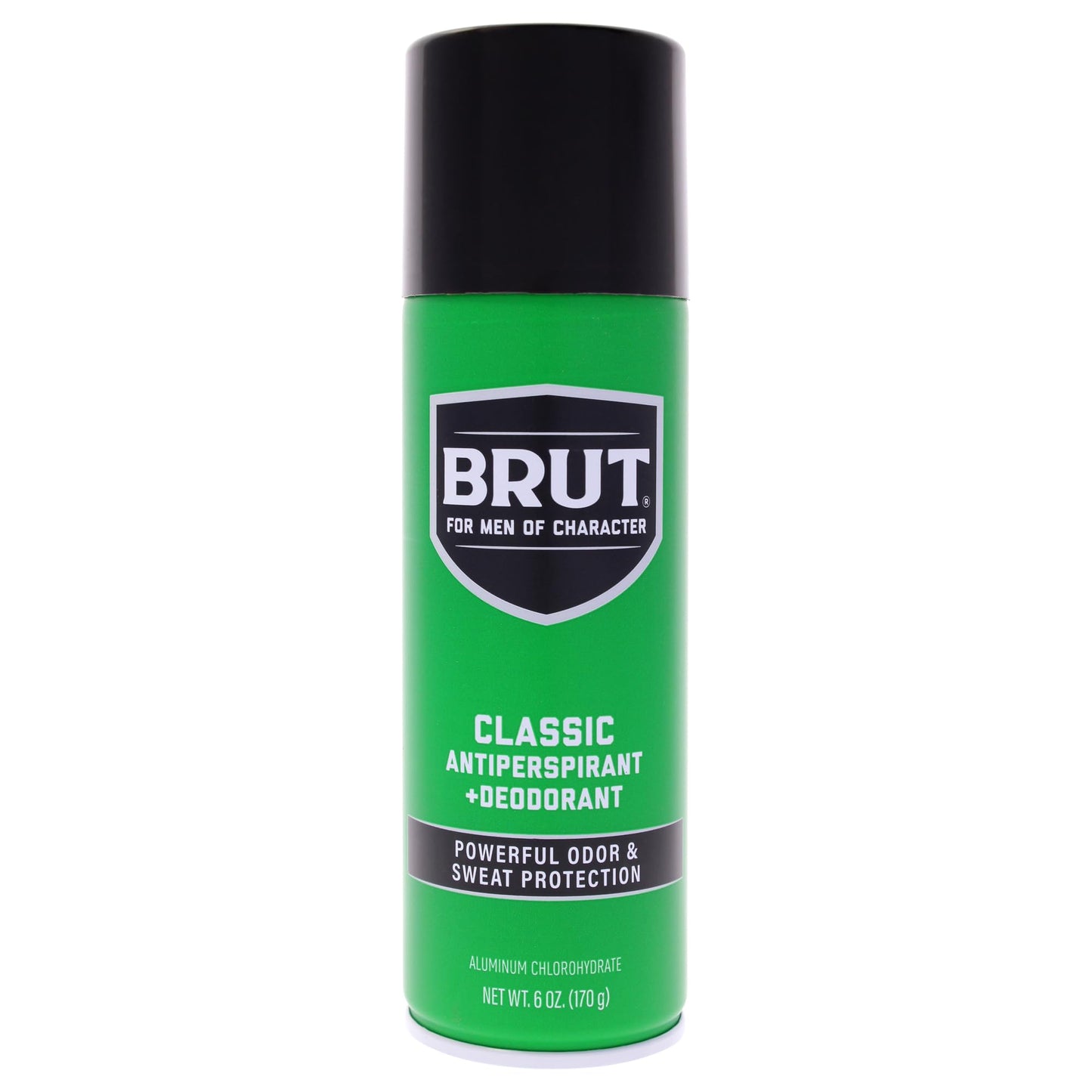 BRUT Classic Antiperspirant and Deodorant Spray - Scented Aerosol Deodorant for Men - Powerful Odor and Sweat Protection - Paraben Free - 6 oz Beauty and Personal Care Brut
