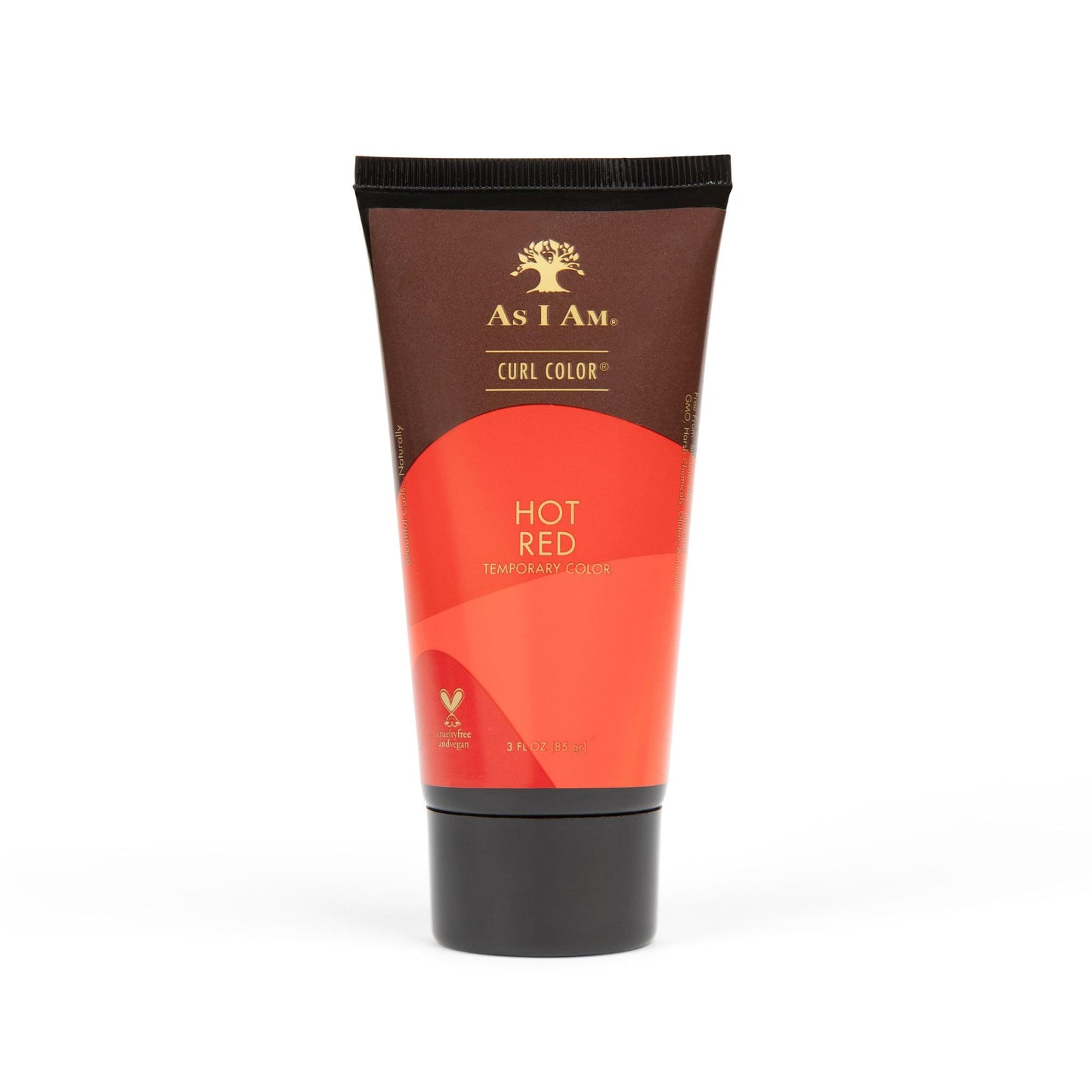 As I Am Curl Color - Hot Red - 3 oz - Temporary Color & Curling Gel - Medium Hold - Vegan & Cruelty Free Beauty & Personal Care As I Am
