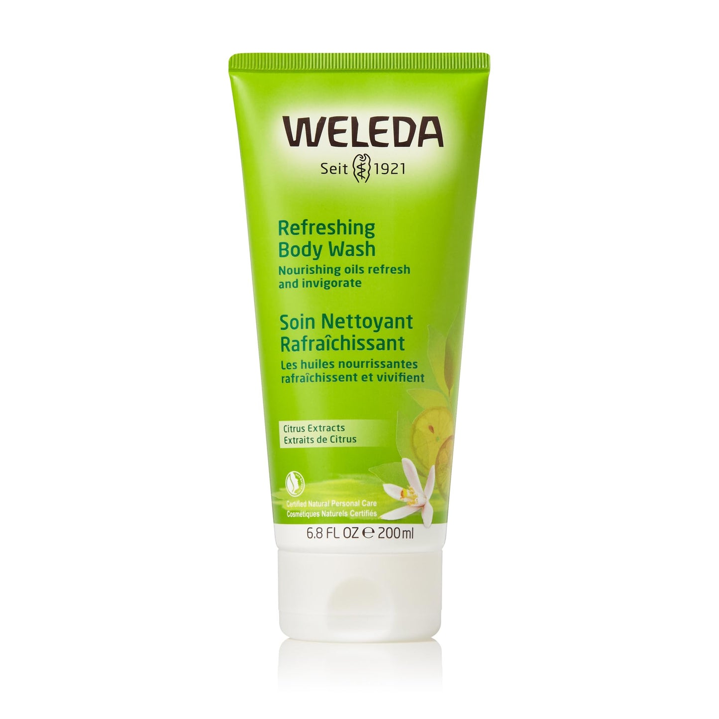 Weleda Refreshing Citrus Body Wash, 6.8 Fluid Ounce, Gentle Plant Rich Cleanser with Lemon Peel and Sesame Seed Oils Beauty & Personal Care Weleda