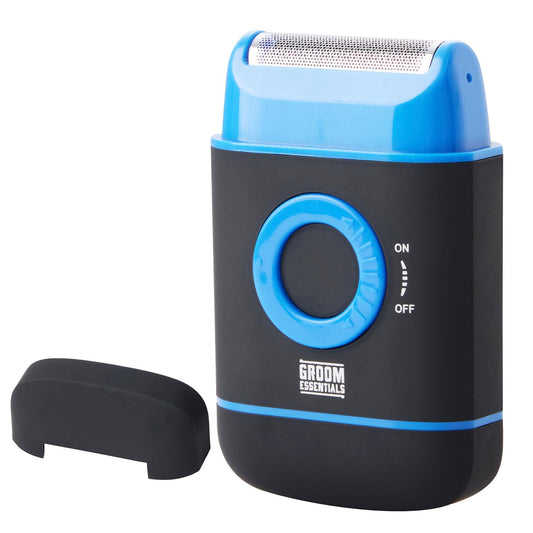 ChargeWorx Travel Foil Shaver for Men, Cordless Electric Razor with Pop-Up Precision Trimmer, Lightweight Battery-Operated Face Shaver for Sensitive Beauty and Personal Care CHARGEWORX