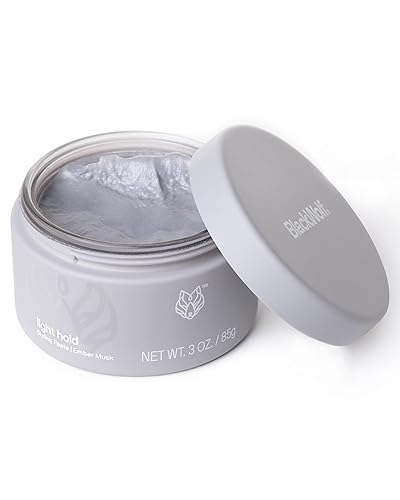 Black Wolf Hair Styling Paste for Men, Light Hold - Water Based Hair Styling Product for All Hair Styles & Types - Barber Grade Non-Greasy & Long Beauty & Personal Care Black Wolf