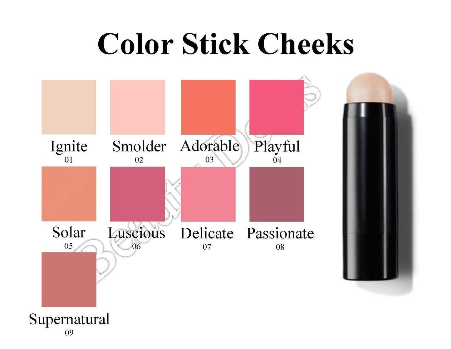 Beauty Deals Cheek Color Stick Retractable Satin Finish Buildable Coverage (Playful) Beauty & Personal Care Beauty Deals