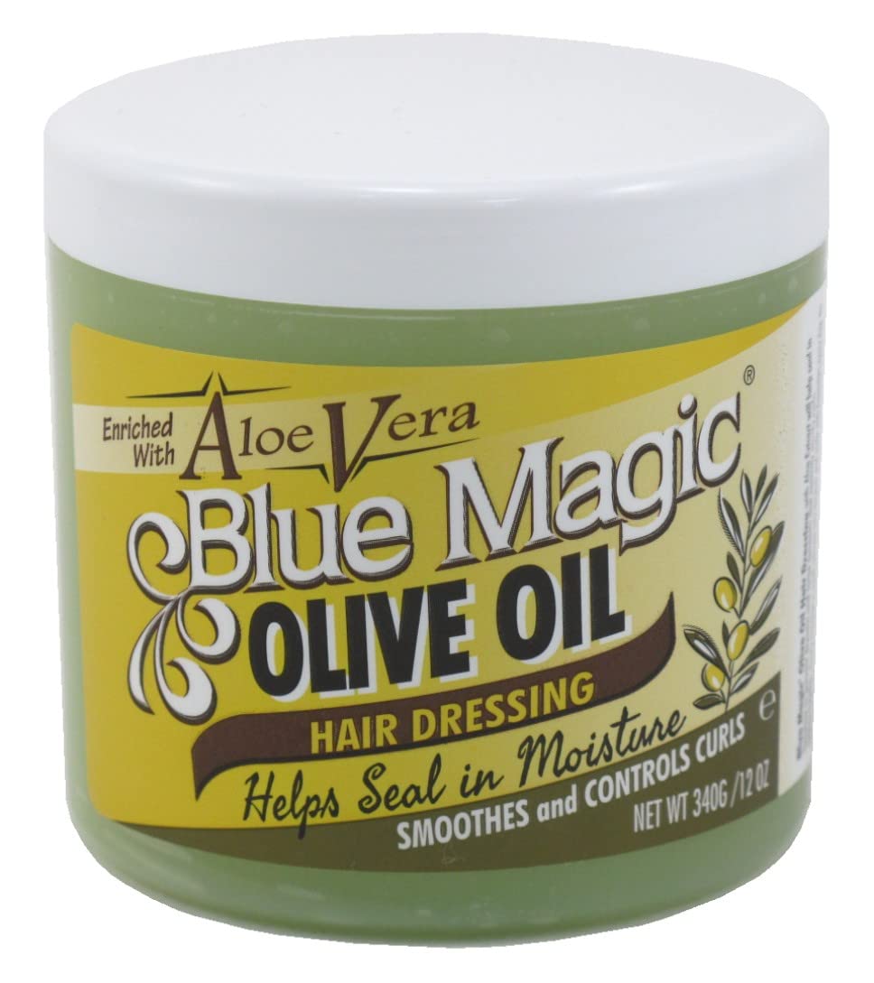 Blue Magic Olive Oil Hair Dressing with Aloe Vera 12 Ounce Beauty & Personal Care SHANGYUEFEI