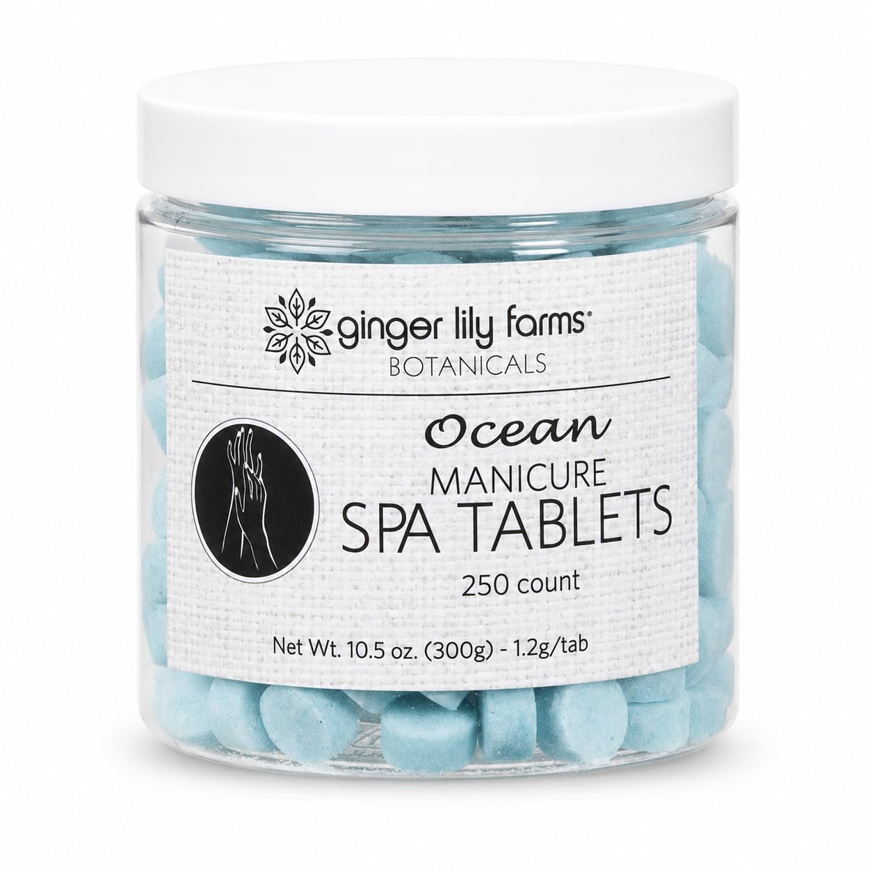 Ginger Lily Farms Botanicals Manicure Spa Tablets, Effervescent Hand Soak for Nail Salons, Softens Cuticles & Calluses, with Jojoba & Tea Tree Oil Beauty & Personal Care Ginger Lily Farms