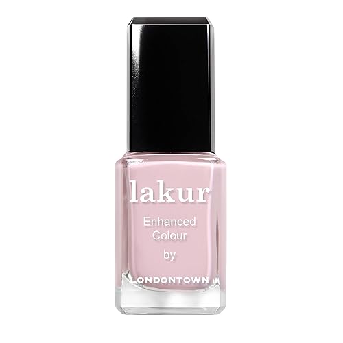 LONDONTOWN lakur Nail Polish - Chip-Resistant, Non-Toxic, Conditions & Hydrates Nails | Glossy Light Pink, Rosewater, .40 fl oz Beauty & Personal Care LONDONTOWN