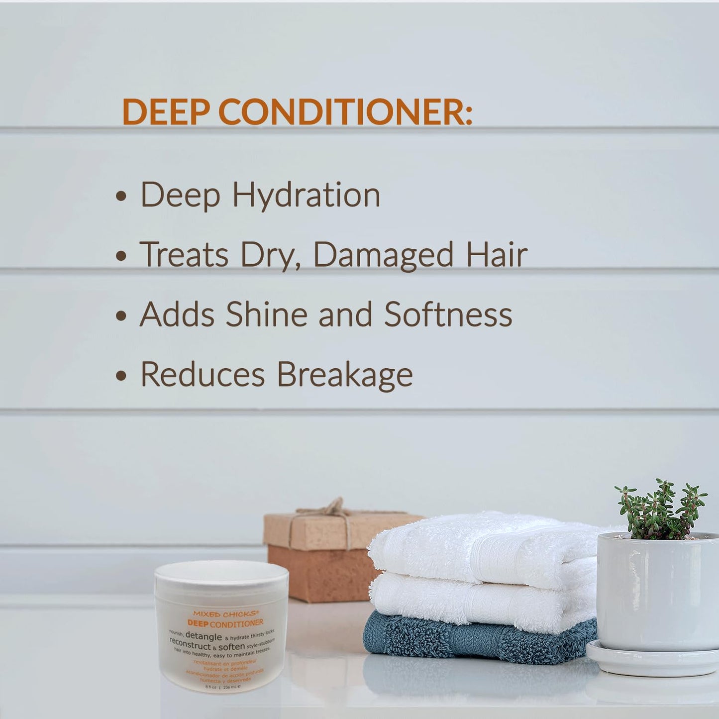 Mixed Chicks Quad Pack - Shampoo 10 fl. oz., Deep Conditioner, 8.0 fl. oz., Leave-In Conditioner, 10 fl. oz., Hair Silk, 1.7 fl. oz Beauty & Personal Care Mixed Chicks