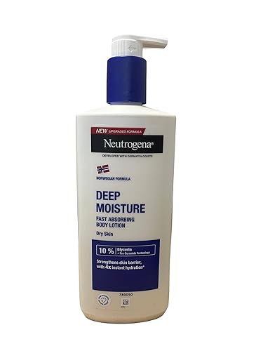 Neutrogena Norwegian Formula Deep Moisturiser Body Lotion - Dry Skin (400ml) Beauty & Personal Care Neutrogena