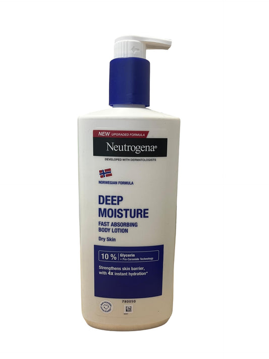 Neutrogena Norwegian Formula Deep Moisturiser Body Lotion - Dry Skin (400ml) Beauty & Personal Care Neutrogena