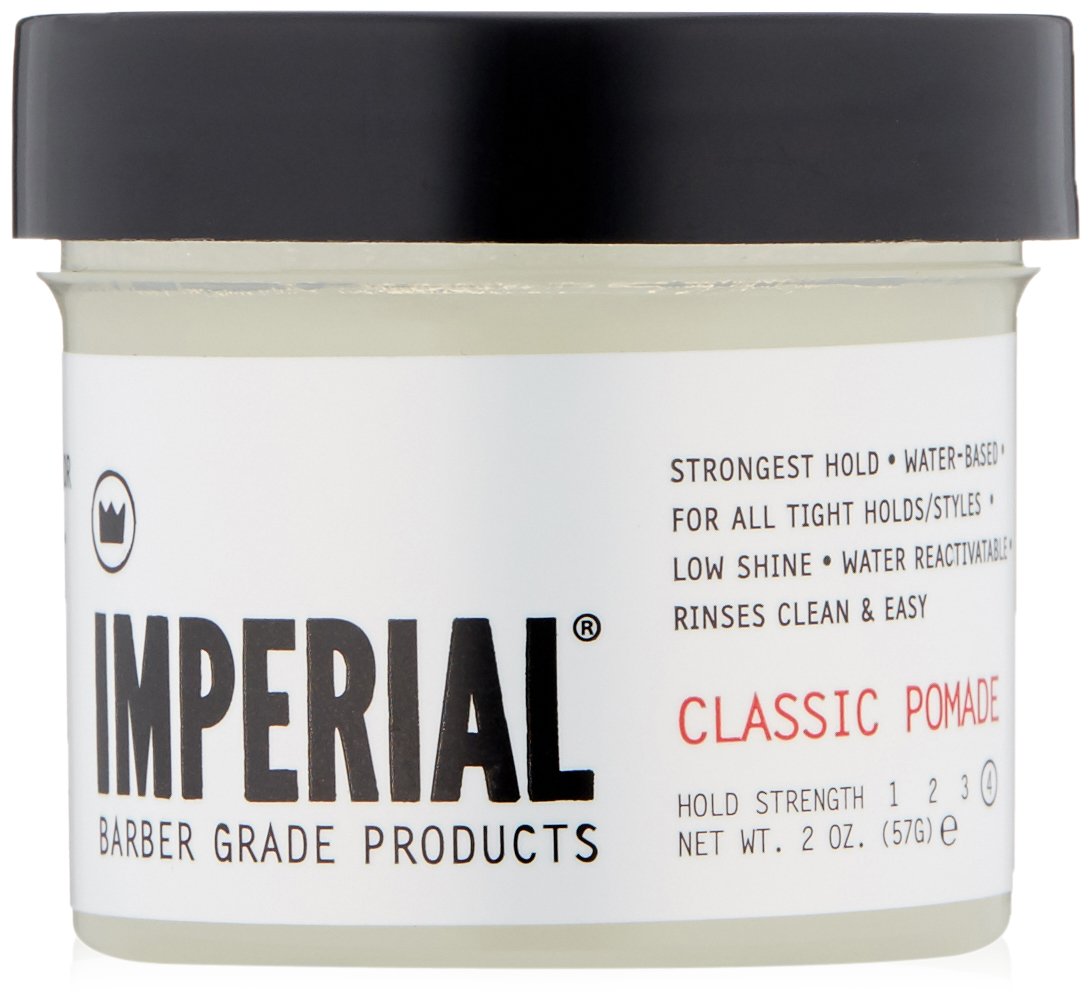 Imperial Barber Grade Products | Classic Pomade, 2 oz | TSA Approved | Travel Sized | Strong Hold | Low Shine | Water-Based | Easy to Wash Out | Beauty & Personal Care Imperial Barber Grade Products