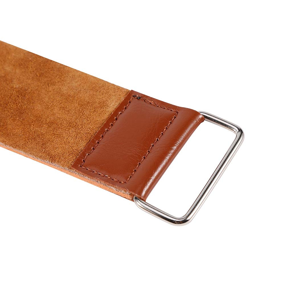 18.5 * 2 * 0.2inch Leather Strop for Knife Sharpening, Knife Strop, Stropping Leather, with Swivel Hanging Tab and Leather Handle Straight Cowhide Beauty and Personal Care Betued