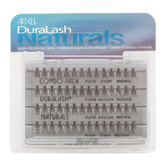 Ardell DuraLash Naturals Combo Pack - Flare Short, Medium, Long Brown 240486 Beauty & Personal Care Ardell