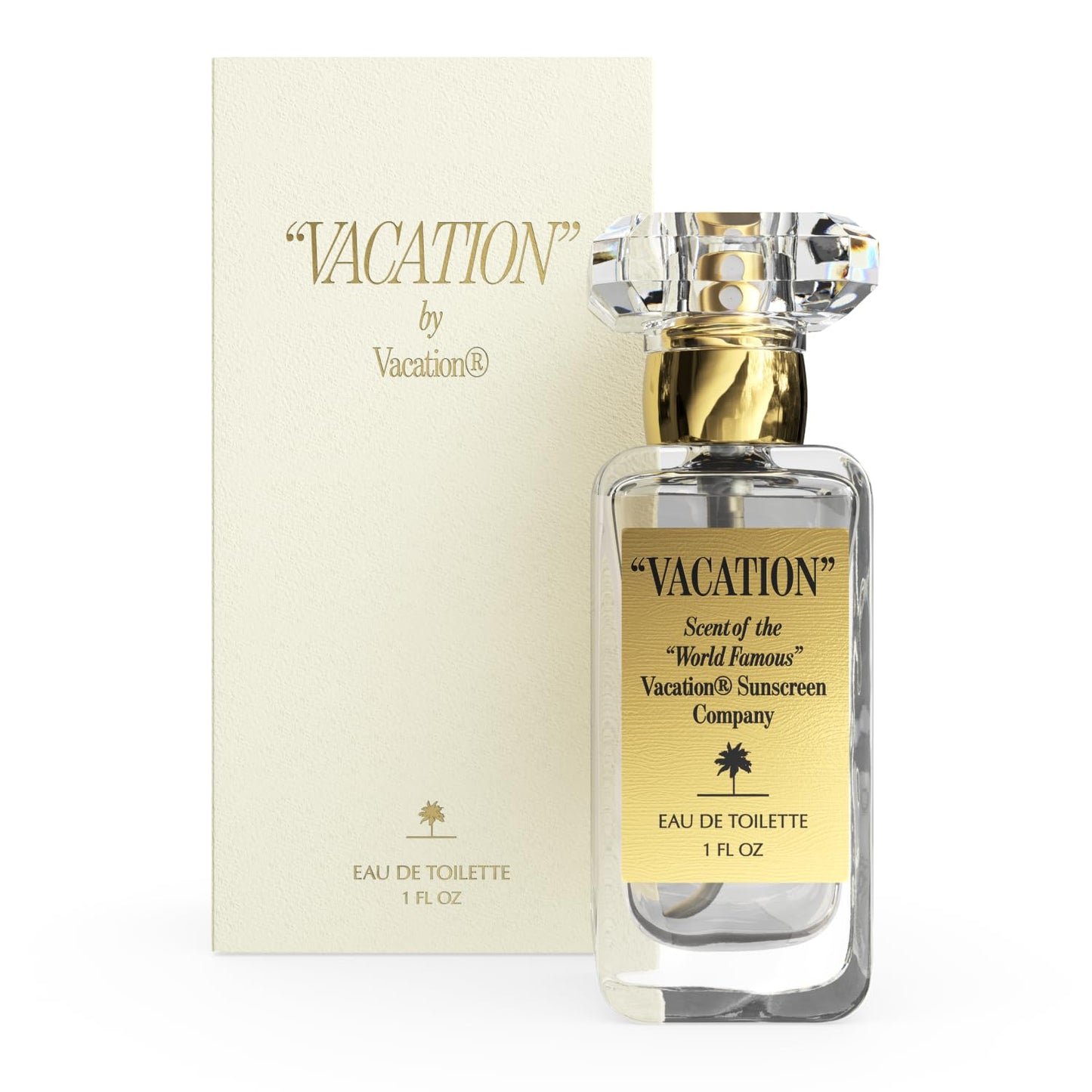 VACATION Sunscreen Eau de Toilette, Beach Coconut Perfume for Women & Men, Scent of Sunscreen & Summer, Travel Size, 1 Fl. Oz. Beauty & Personal Care VACATION