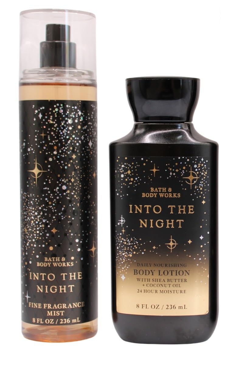 Bath & Body Works Fragrance Mist and Lotion Bundle - 2 Piece Set (Into The Night) Beauty & Personal Care Bath & Body Works
