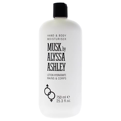Alyssa Ashley Musk Body Lotion - Lotion for Women and Men - Body Cream for Smooth, Moisturized Skin - Citrus and Bergamot Top Notes - 25.3 oz Beauty & Personal Care ALYSSA ASHLEY