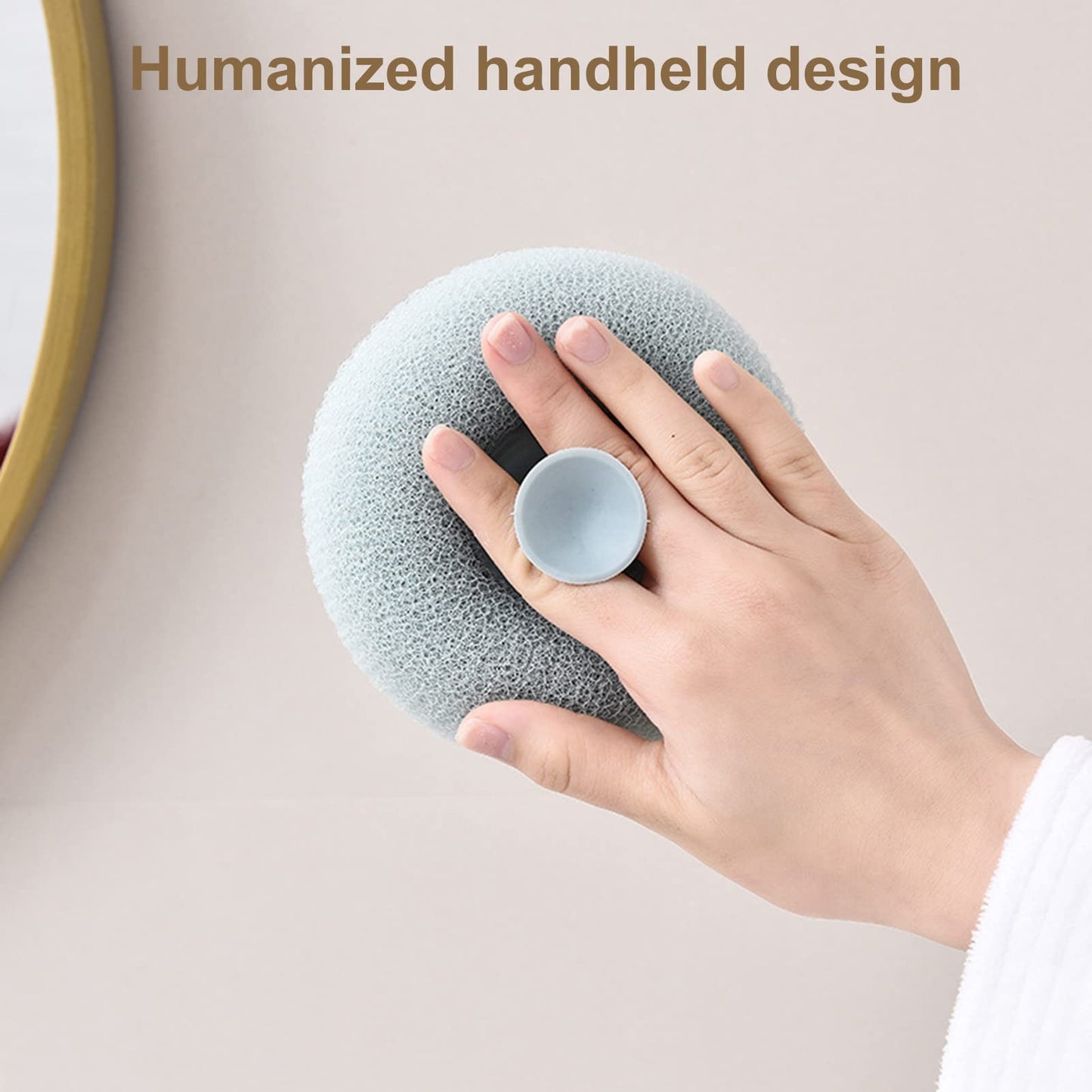 Bath Loofah Sponge, Exfoliating Bath Sponge Body Scrubber, Loofa Massage Bath Ball Sponge, Bath Sponge Shower Loofah, Mesh Pouf Bath Scrunchies Body Beauty and Personal Care Bluelans