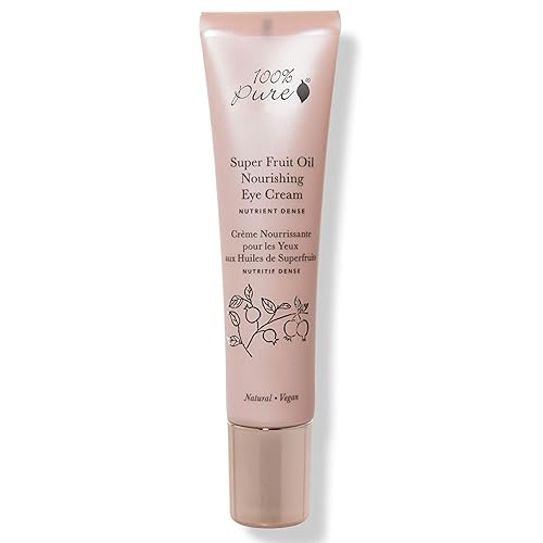 100% PURE Super Fruit Oil Nourishing Eye Cream, Anti-Aging Organic & Natural Hydration for Puffiness, Fine Lines, Under Eye Bags - 0.5 Fl Oz Beauty & Personal Care 100% PURE