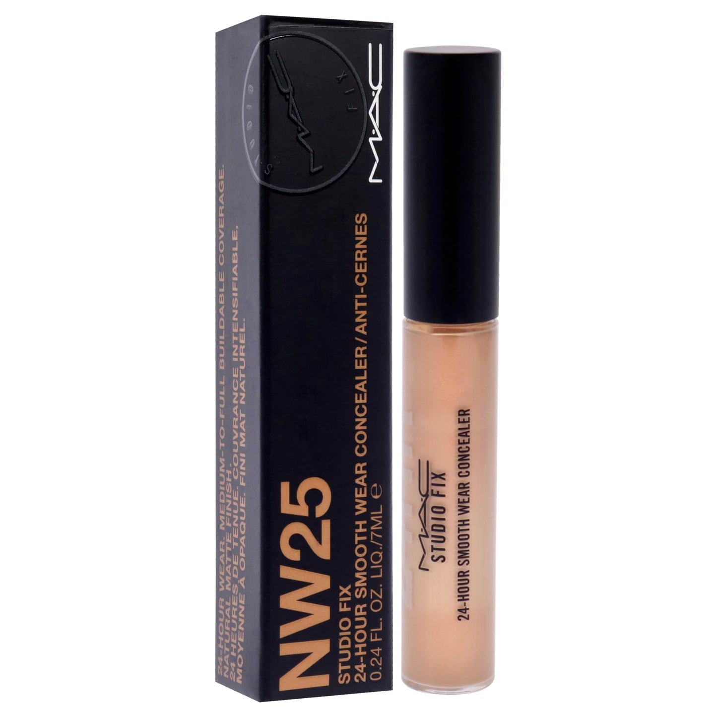 Studio Fix 24 Hour Smooth Wear Concealer - NW25 by MAC for Women - 0.24 oz Concealer Beauty & Personal Care MAC