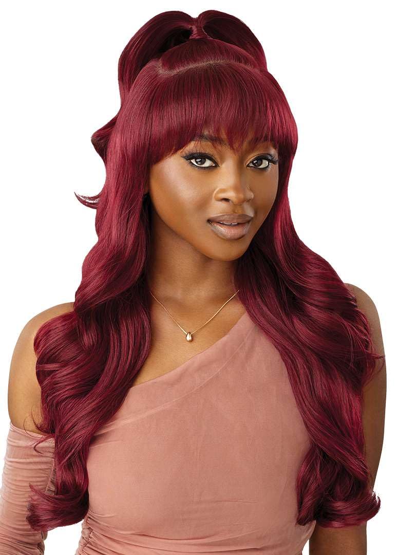 Outre Lace Front Wig -Perfect Hair Line 13X6 - Montana (OFF BLACK 1B)