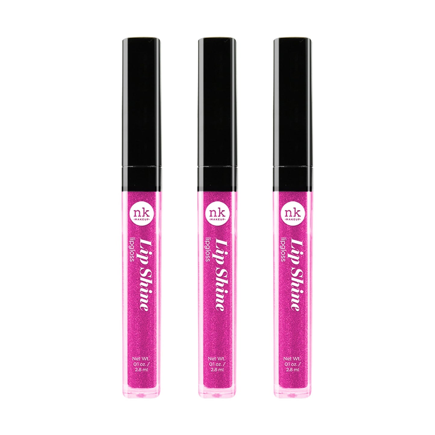 NICKA K NEW YORK Lipshine, Cosmetics, vibrant colors, bright colors, shining lips, lip shine, long lasting (AMZ255) Beauty & Personal Care NICKA K NEW YORK