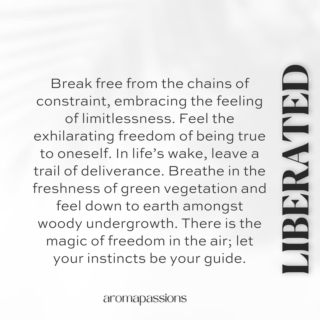 LIBERATED | Inspired by SANTAL 33 | Pheromone Perfume Cologne for Men and Women | Extrait De Parfum | Long Lasting Dupe Clone Essential Oil Fragrance Beauty & Personal Care aromapassions