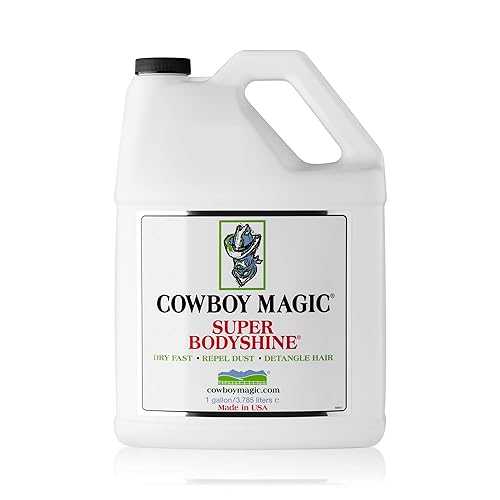 COWBOY MAGIC Super Bodyshine FAST DRY REPEL DUST DETANGLE HAIR Refill Gallon Beauty & Personal Care Cowboy Magic