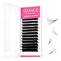 TDANCE Easy Fan Lash Extension Rapid Blooming Volume Eyelash Extensions C CC D DD J B L Curl 0.03-0.12mm Thickness Easy Fan Volume Lashes Self Fanning Beauty & Personal Care TDANCE