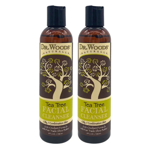Dr. Woods Shea Vision Tea Tree Liquid Facial Cleanser with Organic Shea Butter, 8 Ounce (Pack of 2) Beauty & Personal Care Dr. Woods