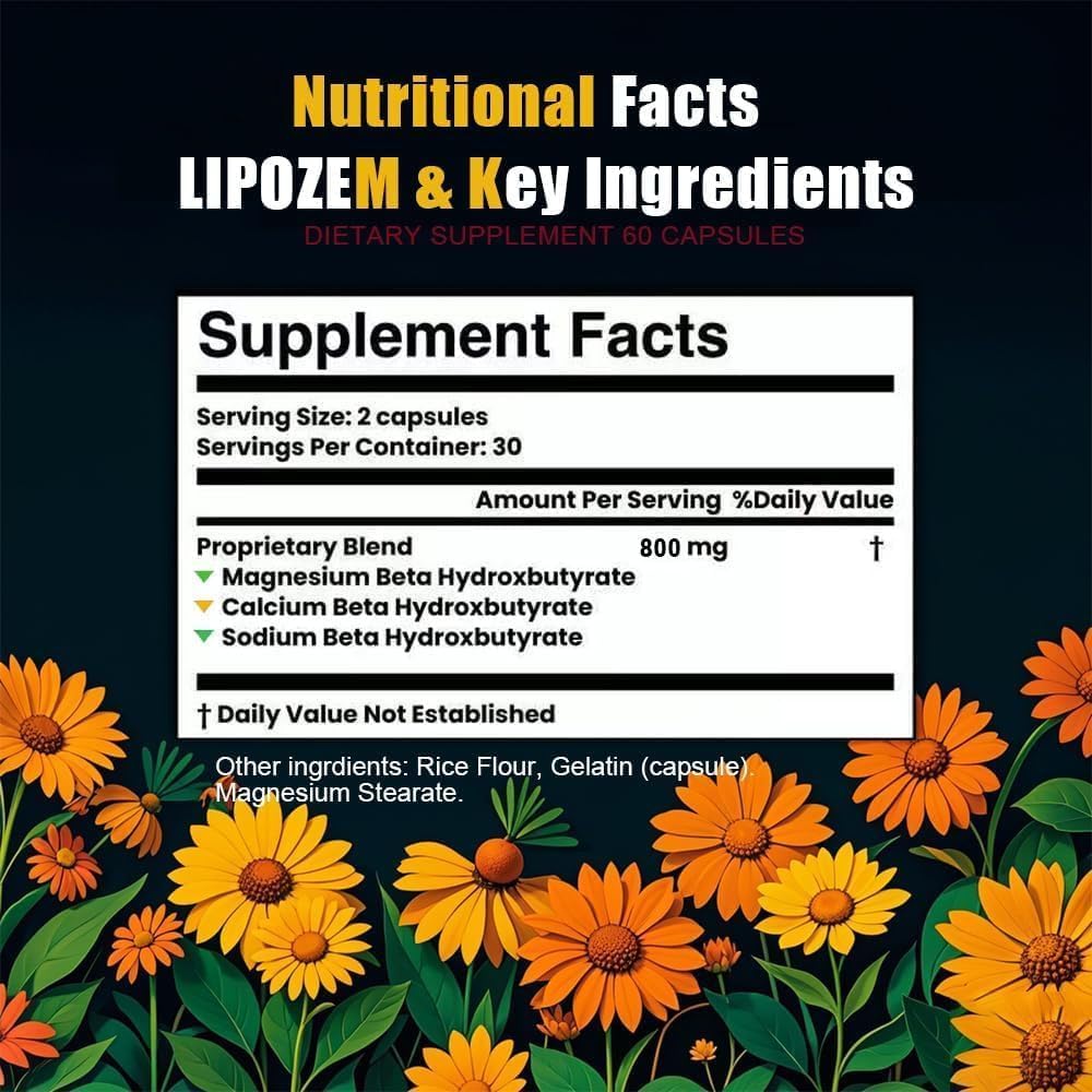 XXSCA Lipo-zem Capsules - 100% Natural Ingredients, Vegan Non-GMO, Gluten-Free Beauty & Personal Care XXSCA