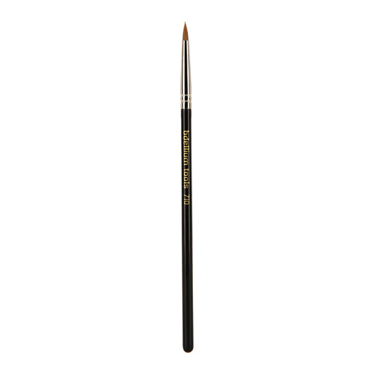 Bdellium Tools Professional Makeup Brush - Maestro Series 710 Eye Liner - With Soft Synthetic Fibers, For Creating Various Liner Styles (Black, 1pc)
