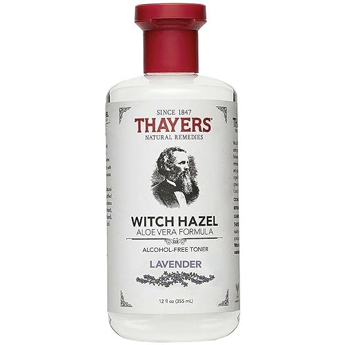 Thayers Alcohol-Free Witch Hazel with Organic Aloe Vera Formula Toner, Lavender 12 oz (Pack of 5) Beauty & Personal Care THAYERS