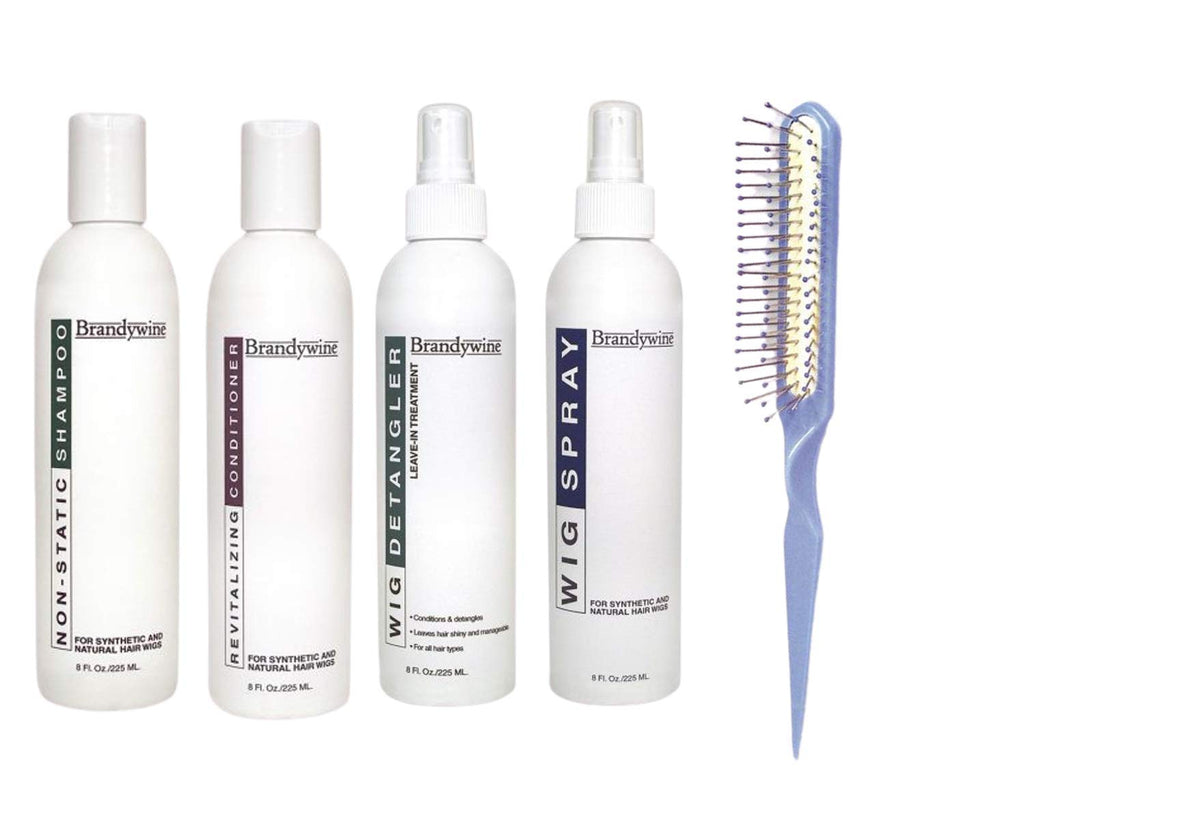 Brandywine Synthetic and Human Hair Care Products (5pc 8oz Bundle)